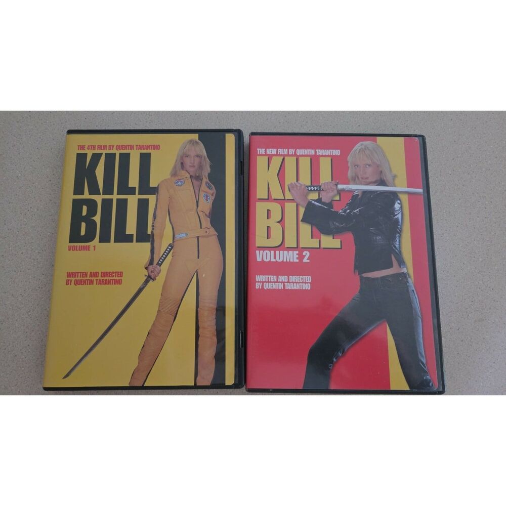 Kill Bill Volumes 1 And 2 (2 DVDs) Quentin Tarantino Uma Thurman